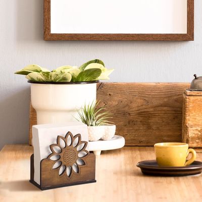 Standing Type Sunflower Holder for Kitchen Table Countertop Decor in Living Room