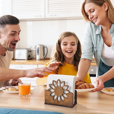 Standing Type Sunflower Holder for Kitchen Table Countertop Decor in Living Room
