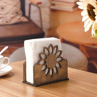 Standing Type Sunflower Holder for Kitchen Table Countertop Decor in Living Room