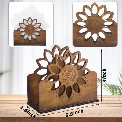 Standing Type Sunflower Holder for Kitchen Table Countertop Decor in Living Room