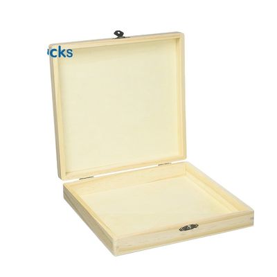 Unfinished Wooden Cigar Box for Eco-Friendly Packaging and Stamping Printing Handling