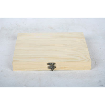 Unfinished Wooden Cigar Box for Eco-Friendly Packaging and Stamping Printing Handling