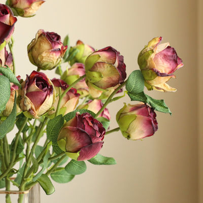 Personalized Artificial Silk Rose Flower Decoration for All Festivals and Celebrations