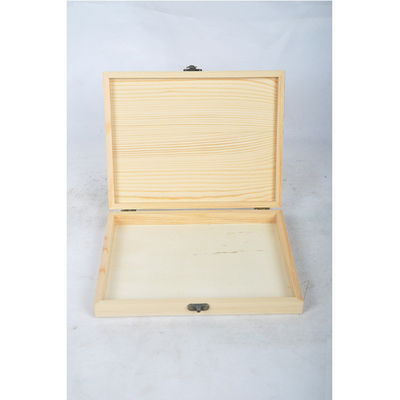 Unfinished Wooden Cigar Box for Eco-Friendly Packaging and Stamping Printing Handling