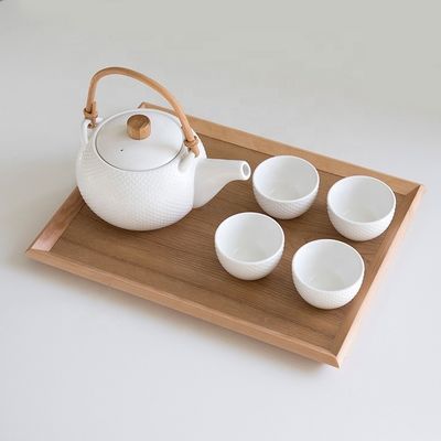 Delicate Nordic Wooden Tray Eco-Friendly and Customizable with Laser Engraved Printing