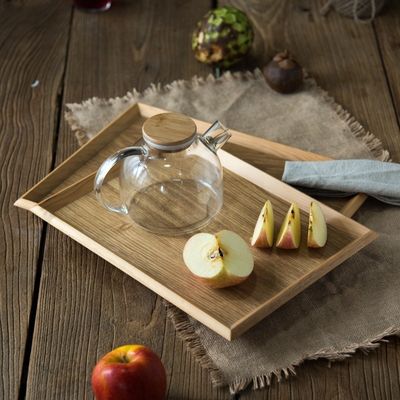 Delicate Nordic Wooden Tray Eco-Friendly and Customizable with Laser Engraved Printing
