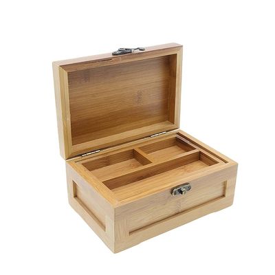 Luxury Gift Packaging with Laser Engraved Printing on Custom Bamboo Wood Box