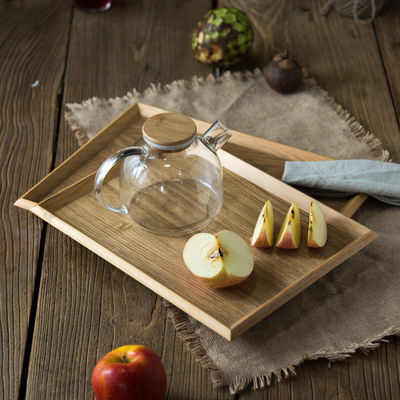 Concise Style Wooden Food Serving Trays Customized Designs Ideal for Food and Drinks
