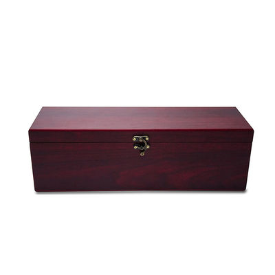 750ml Burned Printing Wine Gift Box for Design Fashion MDF Wood Construction