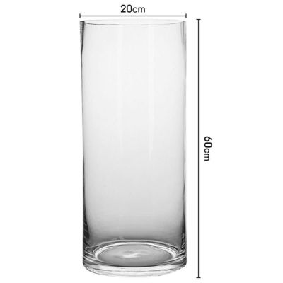 Minimalist 60cm High Tall Glass Vases The Perfect Combination of Style and Function