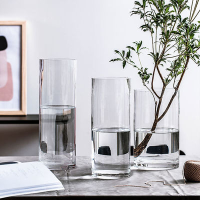 Minimalist 60cm High Tall Glass Vases The Perfect Combination of Style and Function