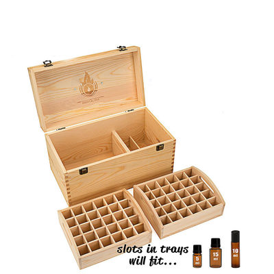 Handmade Wooden Box for Essential Oils Customizable and Accepts Custom Orders