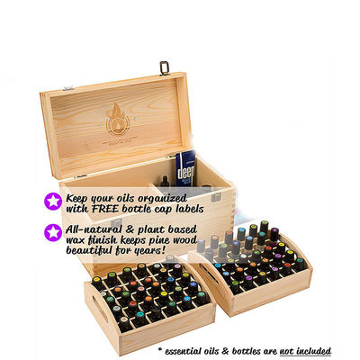 Handmade Wooden Box for Essential Oils Customizable and Accepts Custom Orders