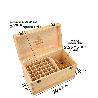 Handmade Wooden Box for Essential Oils Customizable and Accepts Custom Orders