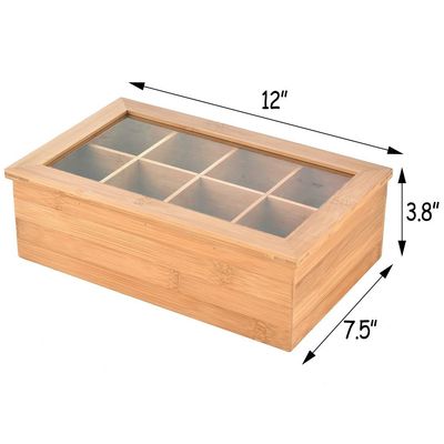 Vintage Chest Empty Wooden Gift Storage Tea Box with Customized Logo and Plain Color