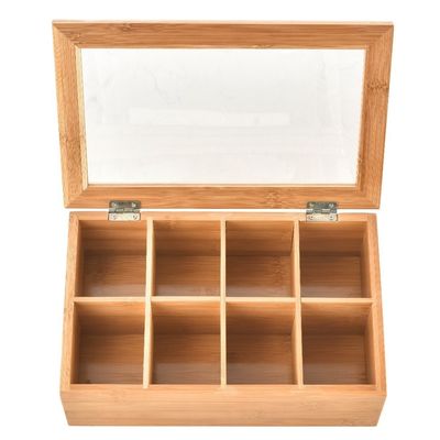 Vintage Chest Empty Wooden Gift Storage Tea Box with Customized Logo and Plain Color