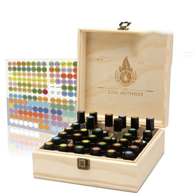 Unfinished Packaging Doterra Wooden Essential Oil Box with Customized Logo Acceptable