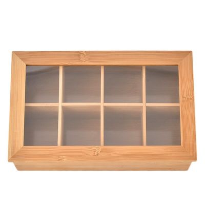 Vintage Chest Empty Wooden Gift Storage Tea Box with Customized Logo and Plain Color