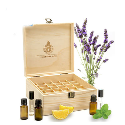 Unfinished Packaging Doterra Wooden Essential Oil Box with Customized Logo Acceptable