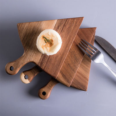 OEM ODM Accepted Customized Size Eco-Friendly Non Stick Dinner Wood Pizza Plate Serving Tray 6pcs