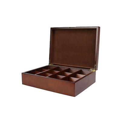 Customized Logo Acceptable Painted Eco-friendly Vintage Chest Wooden Box Packaging Tea