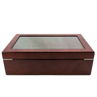 Customized Logo Acceptable Painted Eco-friendly Vintage Chest Wooden Box Packaging Tea