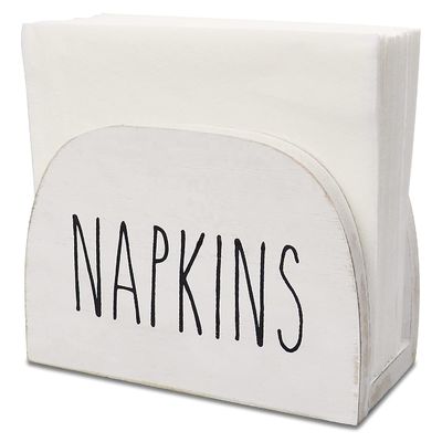 Custom Burned Napkin Holder for Kitchen Countertops 15x11x7.6cm All-Season Solid Wood