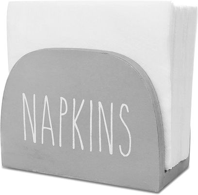 Custom Burned Napkin Holder for Kitchen Countertops 15x11x7.6cm All-Season Solid Wood