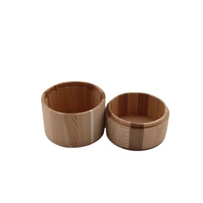 Polished Handle Customized Logo Acceptable Cedar Wood Candle Jar with Wooden Lid
