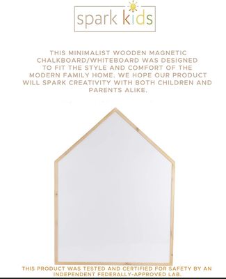 Gifts Stores House Shaped Magnetic Drawing Chalkboard Whiteboard for Modern Design Style