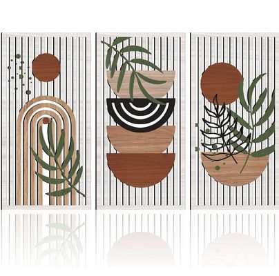 Modern Decor Sun Moon Plant Nature Wall Decor For Living Room with Customized Logo