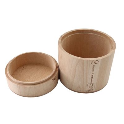 Unique Design Custom Handmade Wooden Jar Free Sample Charge Custom Made Custom Design