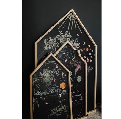 Montessori Quiet Time Activities Toddler Blackboard Garden with Laser Engrave Printing