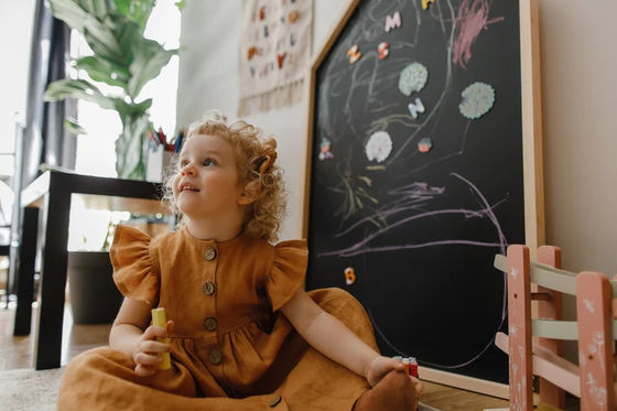 Montessori Quiet Time Activities Toddler Blackboard Garden with Laser Engrave Printing