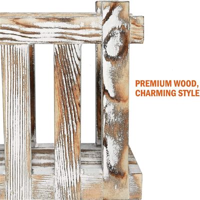 Rustic Style Wood Napkin Holders for Table Restaurants Gifts Custom Burned All-Season