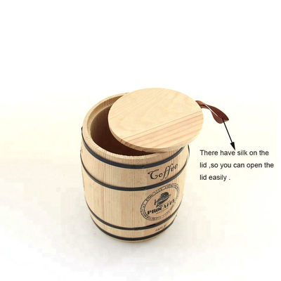 11.5 x 13.7 cm Pine Oak Wooden Barrels The Perfect Tea Packaging Solution