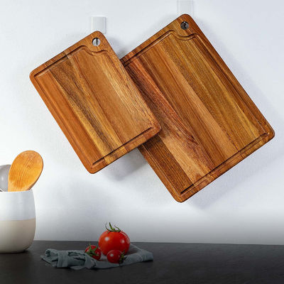 Commercial Buyers Modern Acacia Wood Kitchen Cheese Chopping Board with Juice Groove