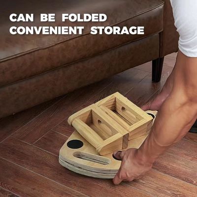 Custom Size Wooden Foldable Push Up Handles for Professional Strength Training