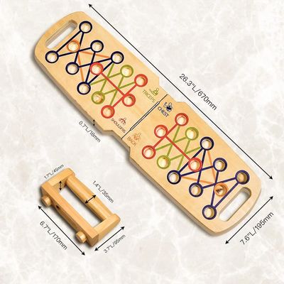 Custom Size Wooden Foldable Push Up Handles for Professional Strength Training
