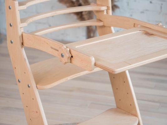 Adjustable Wooden Desk Chair for All-Season Montessori and Waldorf Inspired Design