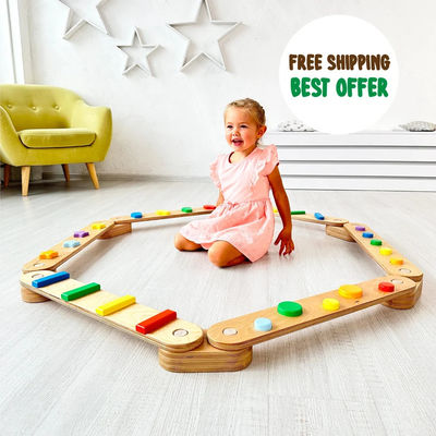 Indoor Kids Sports Equipment Kindergarten Nursery School Balance Stepping Stones
