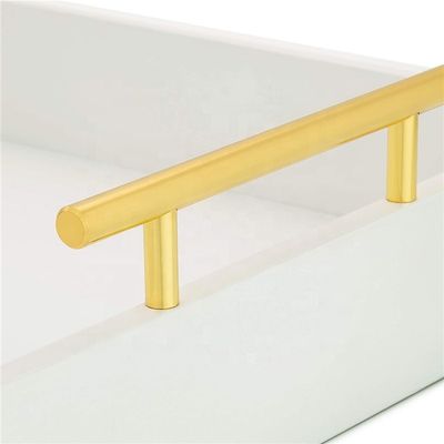 OEM ODM Accepted Walnut or Custom Wood Serving Tray with Handles