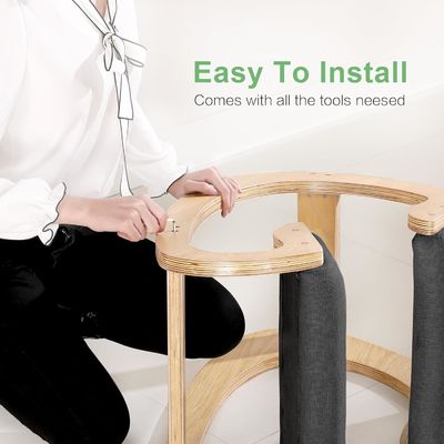 Ergonomic Kneeling Rocking Knee Chair Modern Upright Posture Chair for Home Stool Ottoman