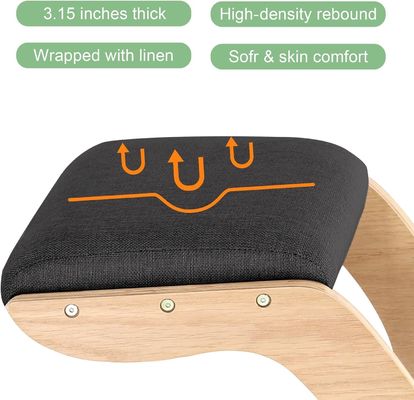 Ergonomic Kneeling Rocking Knee Chair Modern Upright Posture Chair for Home Stool Ottoman