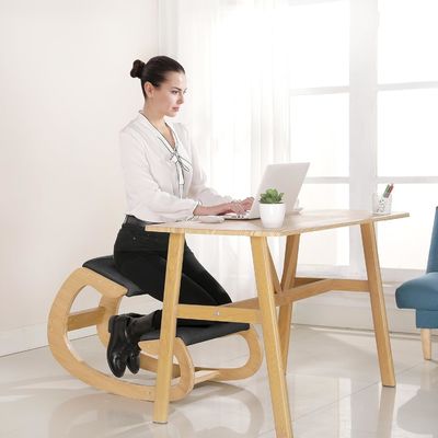 Ergonomic Kneeling Rocking Knee Chair Modern Upright Posture Chair for Home Stool Ottoman