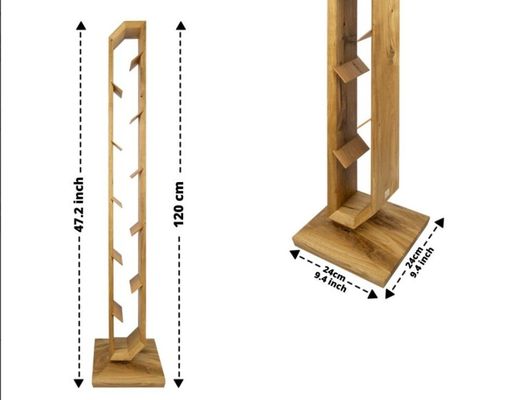Custom Wooden Wine Rack for Home Decor Installation Type Standing Type Anniversary Gift