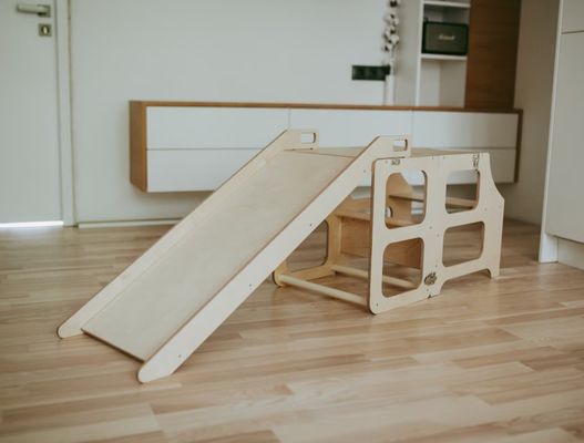 Mail Packing Living Room Kitchen Tower 3in1 Foldable Step Stool Desk Slide for Kids