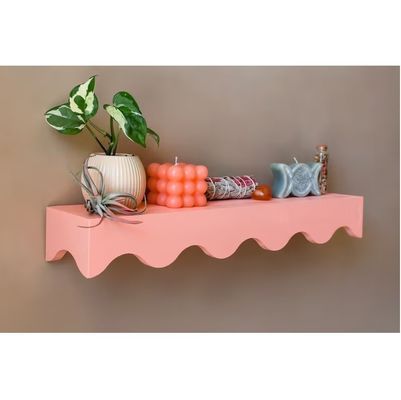 Montessori Floating Shelves Preassembled Kids Scalloped Shelves for Baby Nursery