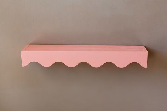 Montessori Floating Shelves Preassembled Kids Scalloped Shelves for Baby Nursery