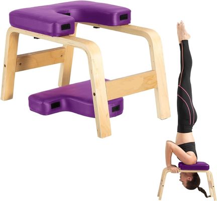 Mail Packing Y Wooden Yoga Headstand Bench for Core Strengthening in Yoga Exercises